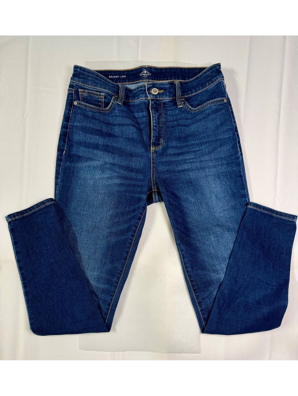 St. John's Bay Skinny Leg Blue Denim Jeans size 12